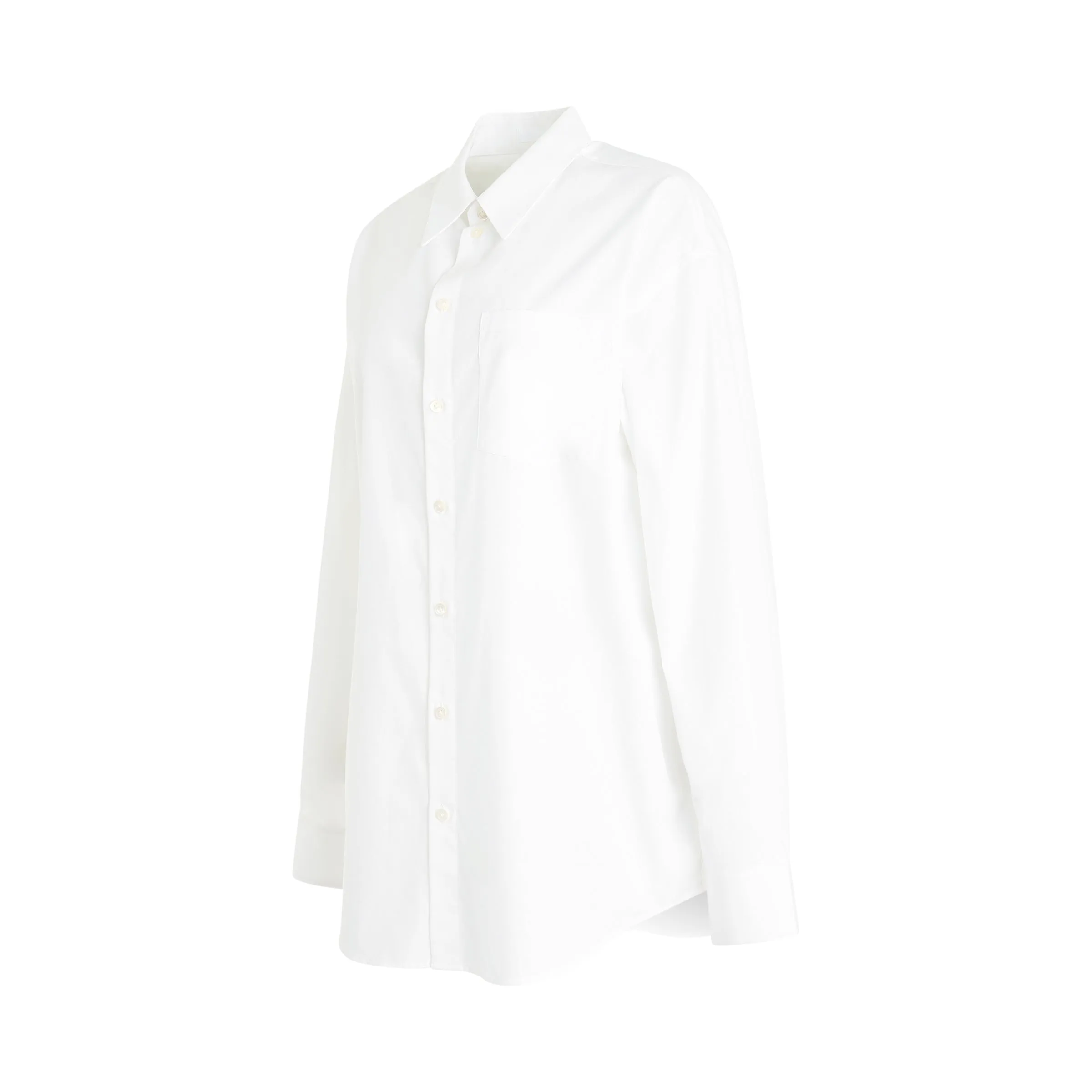 Helmut Lang Oversized Shirt in White sold by MARAIS product image thumbnail 2
