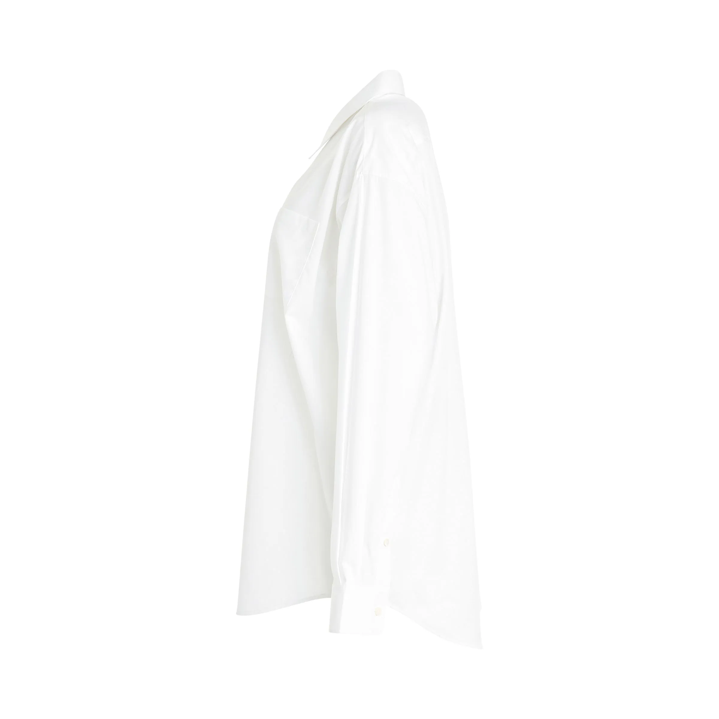 Helmut Lang Oversized Shirt in White sold by MARAIS product image thumbnail 3