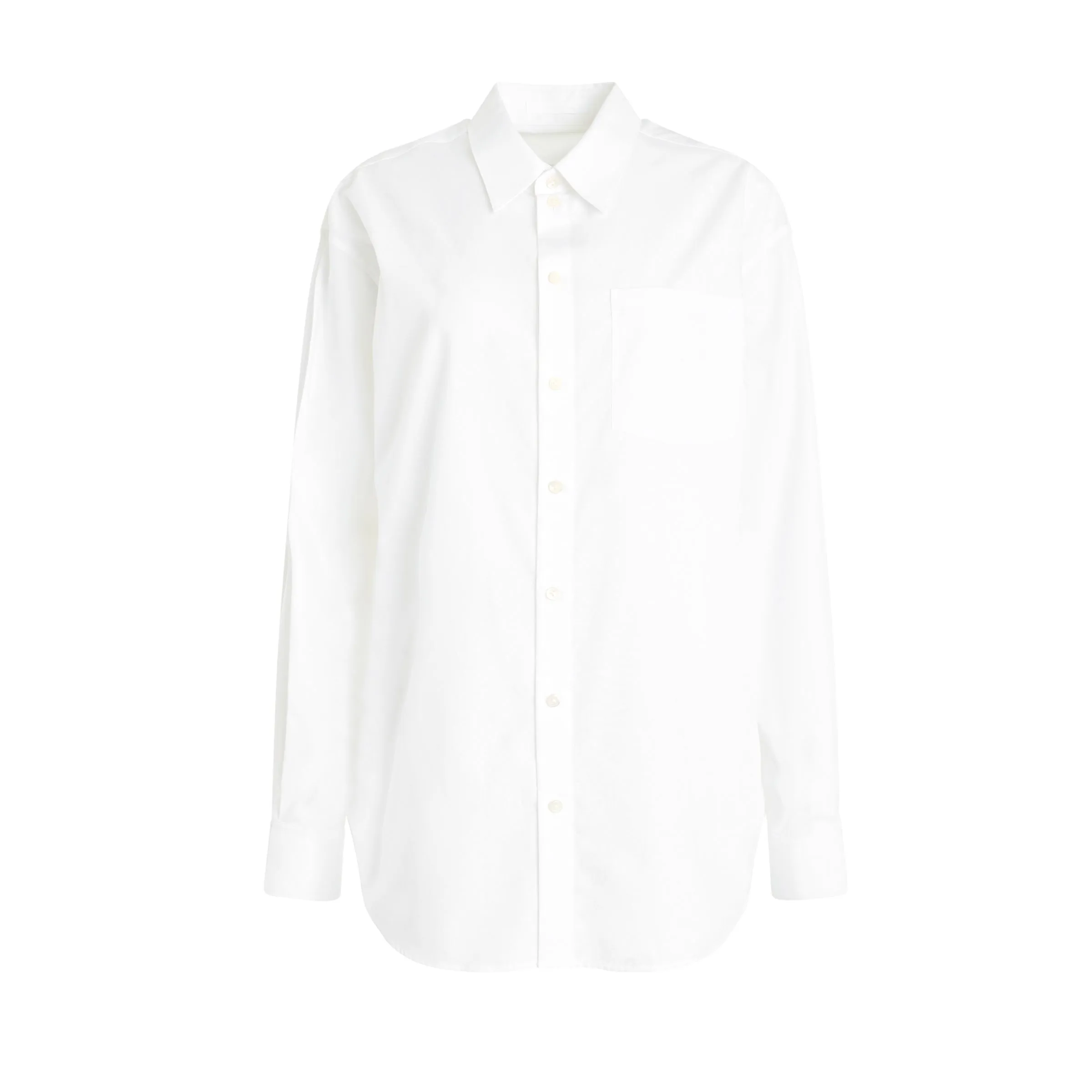 Helmut Lang Oversized Shirt in White sold by MARAIS