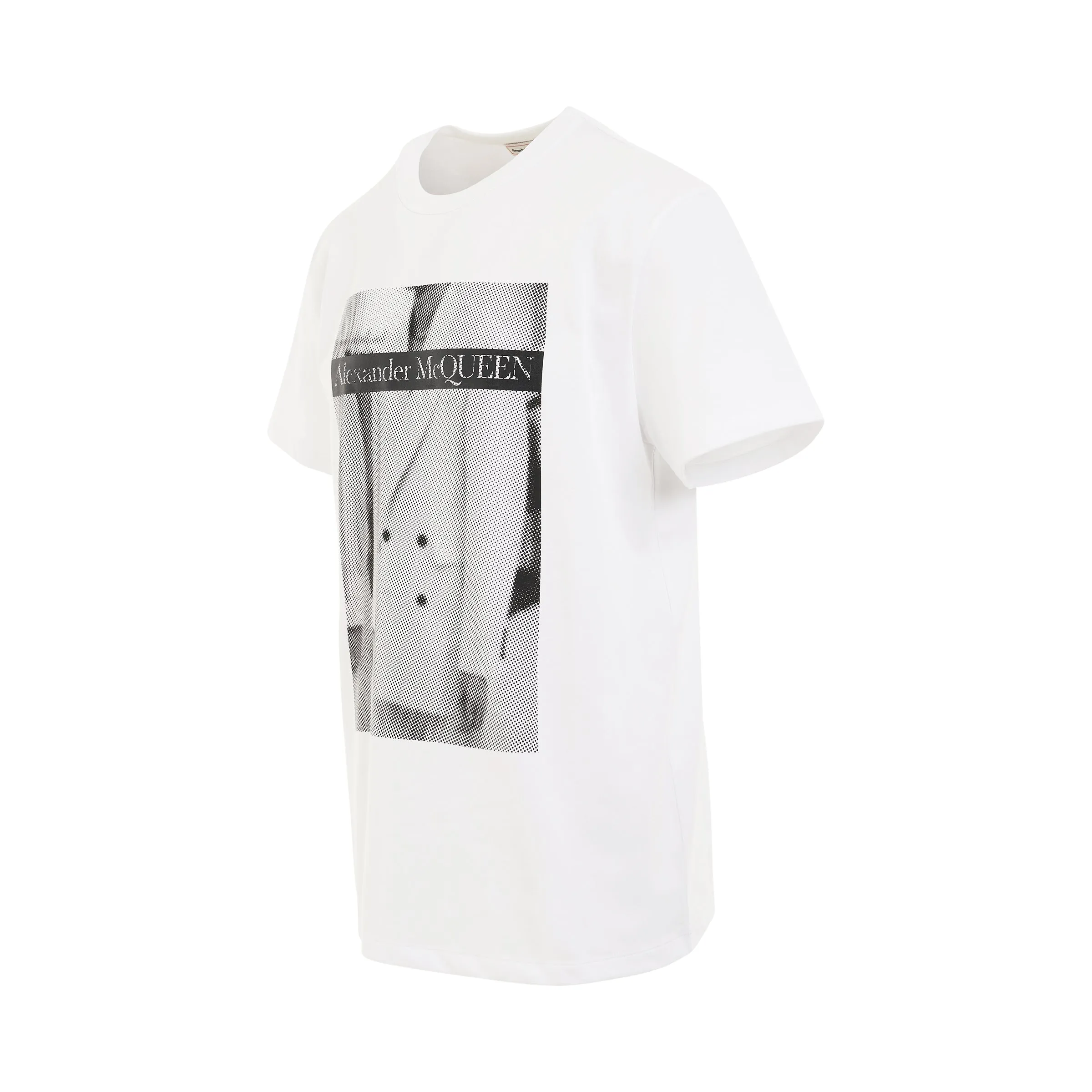 Atelier Print Jersey T-Shirt in White/Black sold by MARAIS product image thumbnail 2