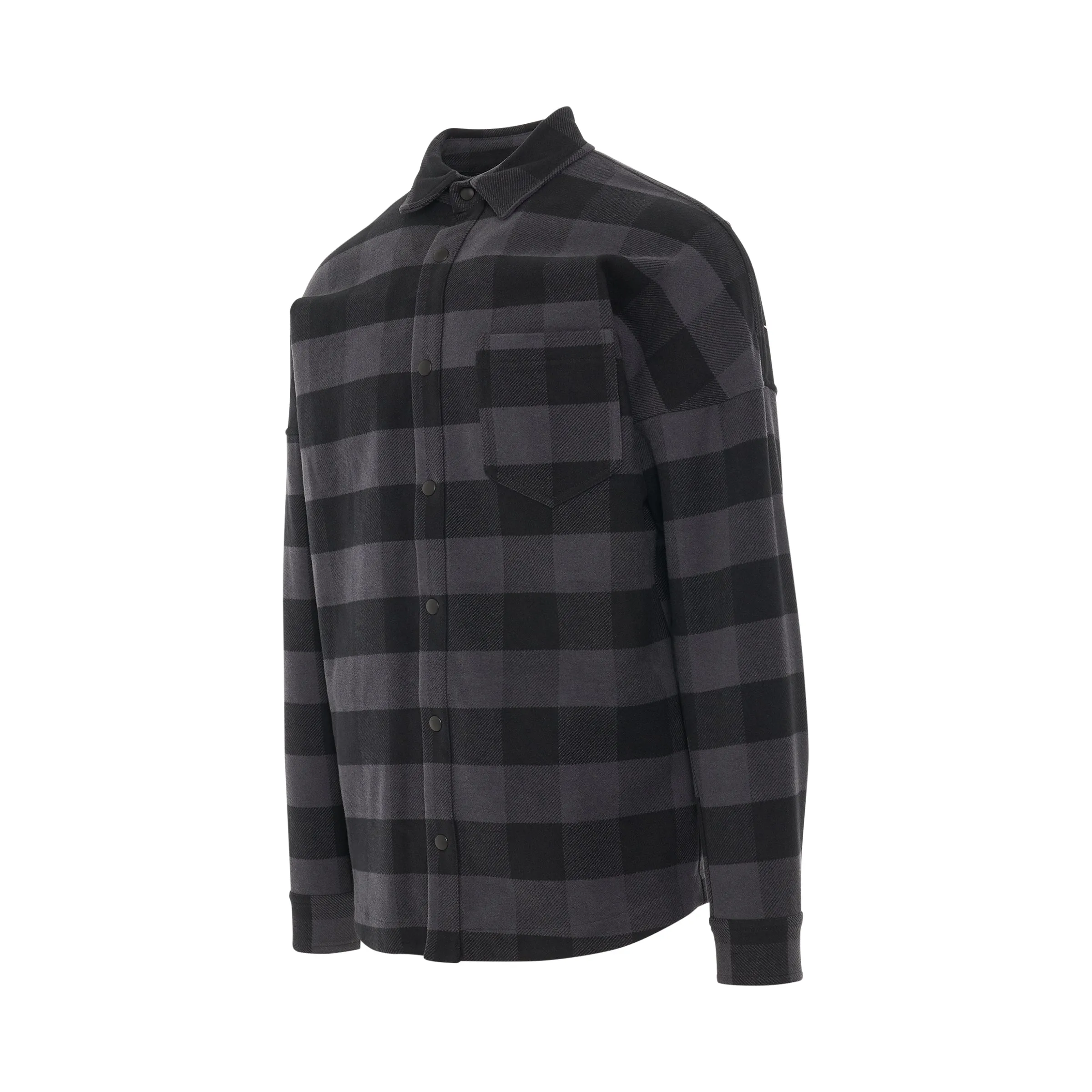 PA Classic Logo Overshirt in Black/White sold by MARAIS product image thumbnail 2