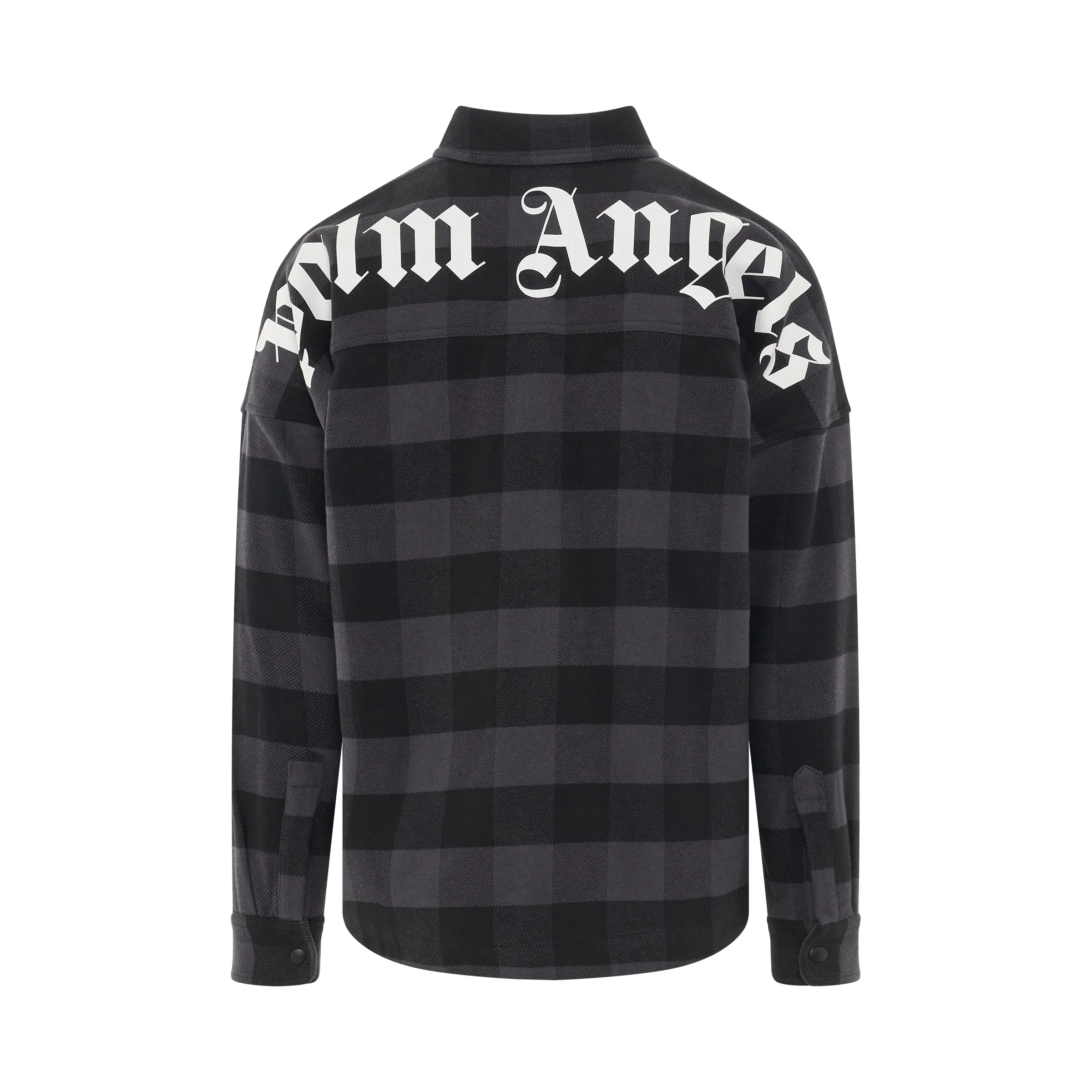 PA Classic Logo Overshirt in Black/White sold by MARAIS product image thumbnail 4