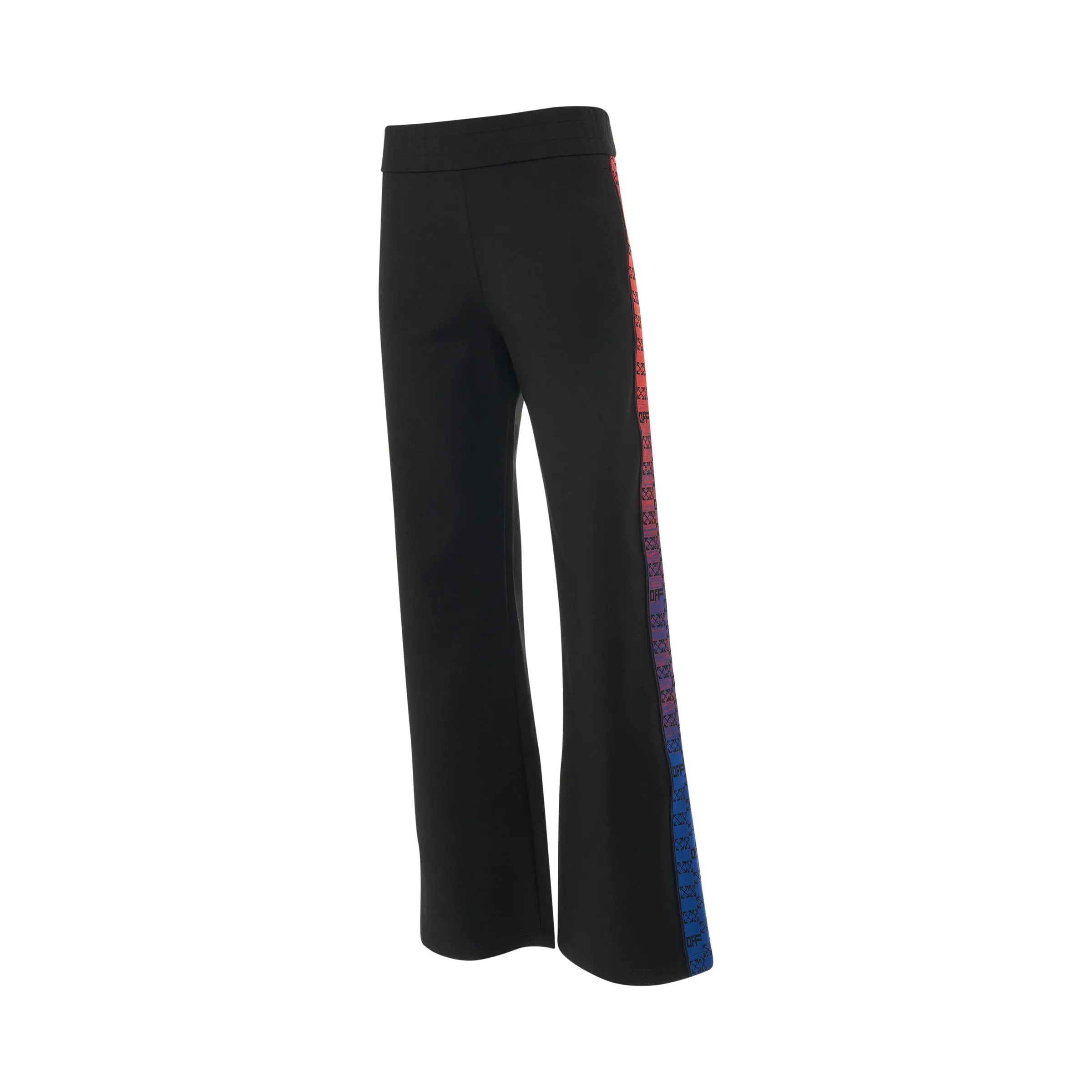 Monogram Logo Band Track Pant in Black/Red sold by MARAIS product image thumbnail 2