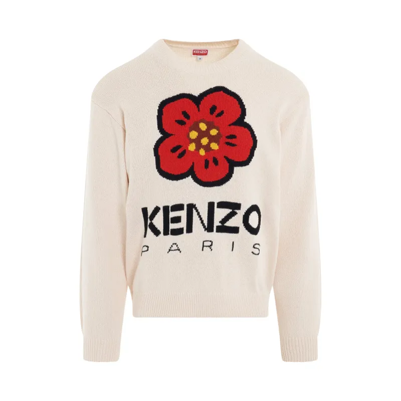Boke Flower Jumper in Off White sold by MARAIS