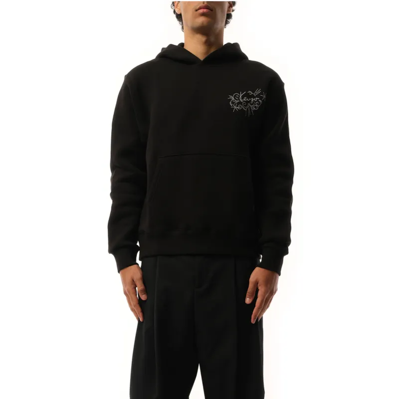 Gots Star Tiger Embroidered Hoodie in Black sold by MARAIS
