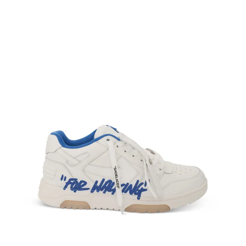 Out Of Office "For Walking" Sneakers in White & Blue made by MARAIS