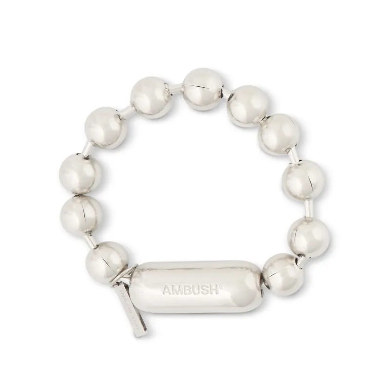 Huge Ball Chain Bracelet in Silver sold by MARAIS