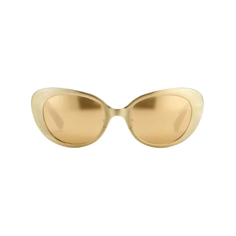 Linda Farrow Gold/Blk W/ Gold Lens in Black sold by MARAIS