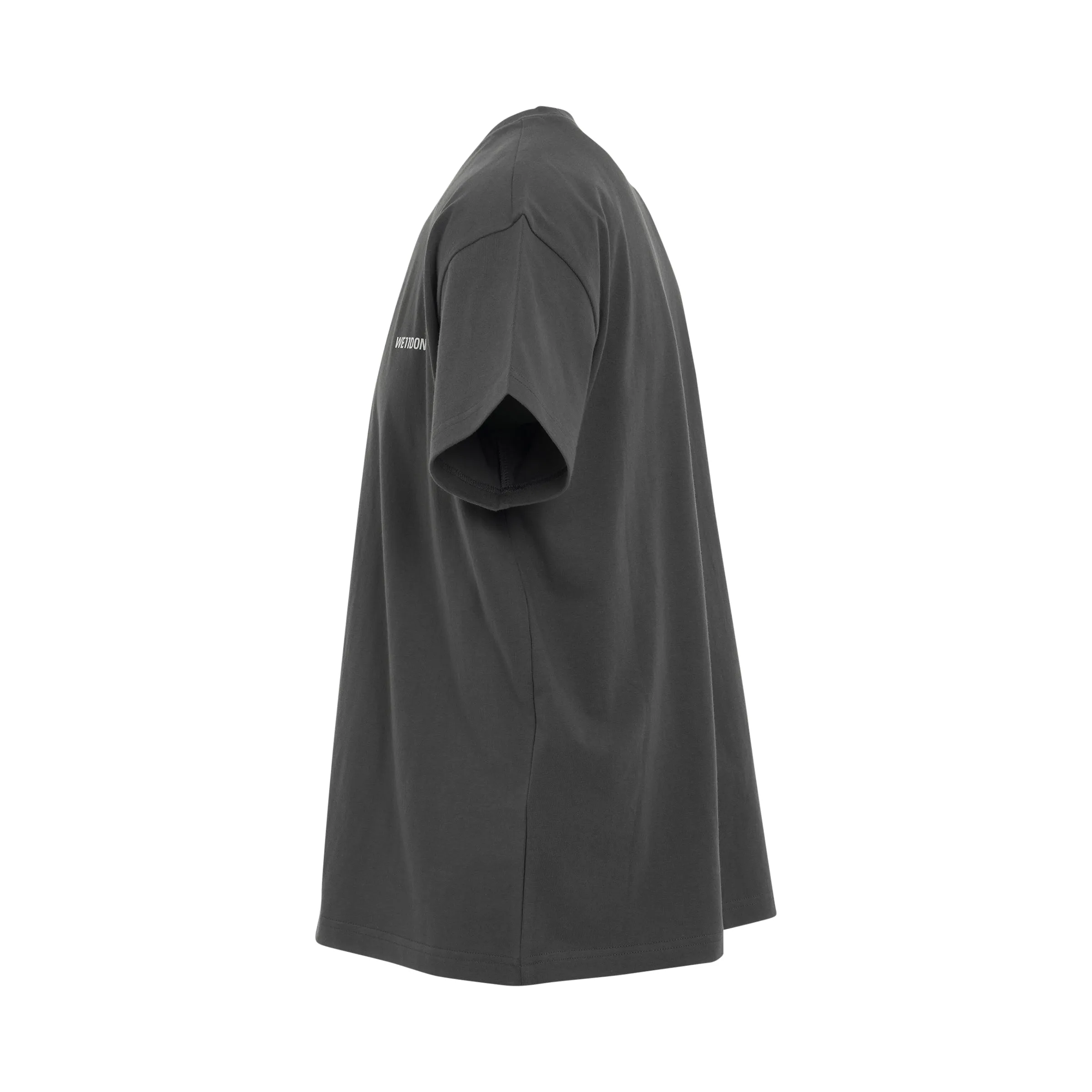 Cotton Mini Logo T-Shirt in Charcoal sold by MARAIS product image thumbnail 3