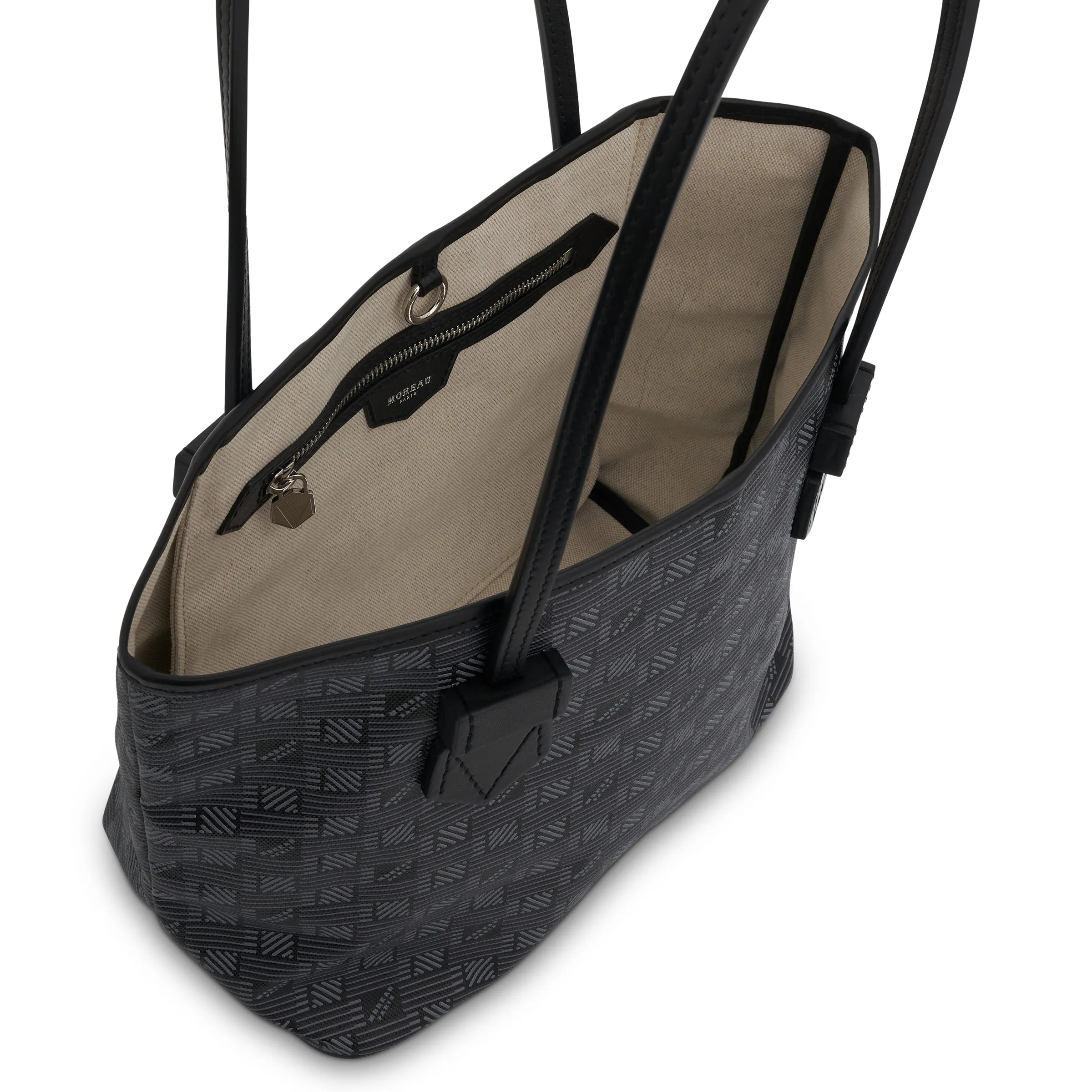 Saint Tropez Tote PM in Black/Milk sold by MARAIS product image thumbnail 4