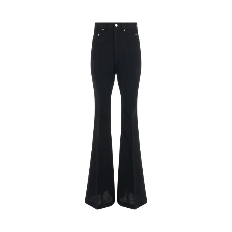 Boolan Bootcut Pants in Black sold by MARAIS
