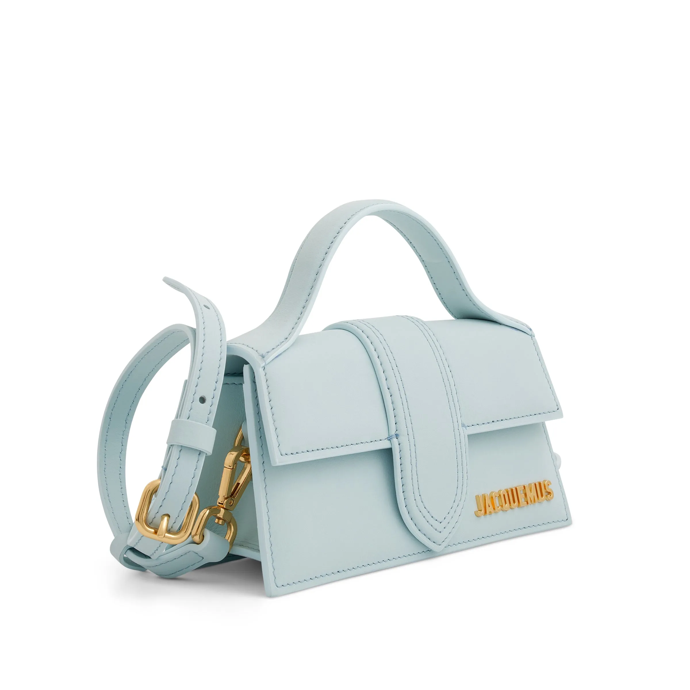 Le Bambino Mini Leather Bag in Pale Blue sold by MARAIS product image thumbnail 2