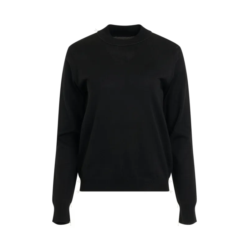 Work in Progress Sweater in Black sold by MARAIS