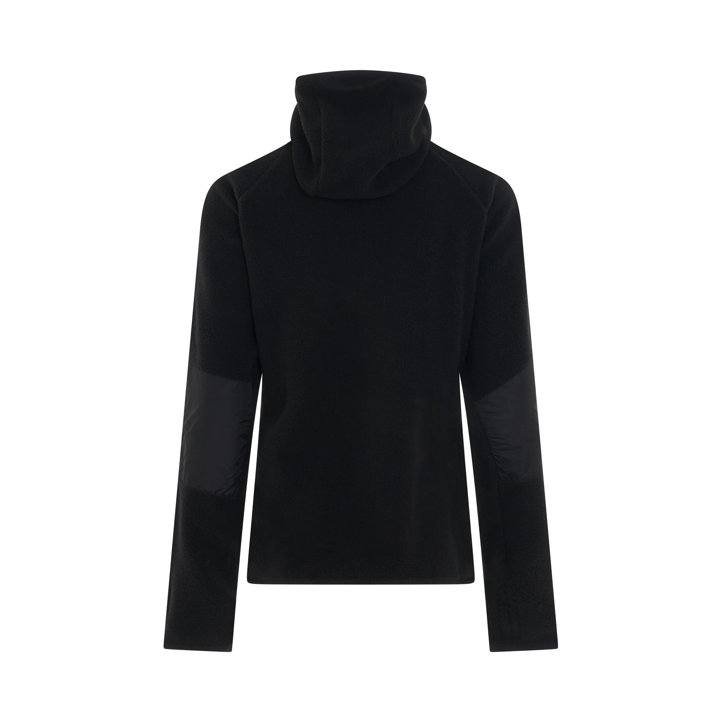 Pile Track Jacket Mid Layer in Black/White sold by MARAIS product image thumbnail 4