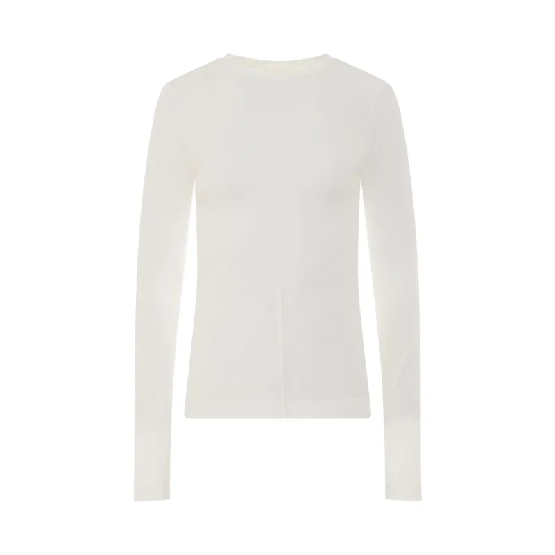 Structured Panel Top in White made by Givenchy