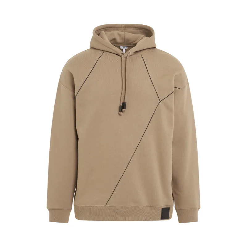 Puzzle Hoodie in Sand made by Loewe
