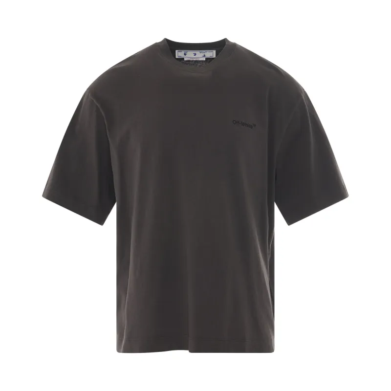 Diagonal Tab Vintage Skate Fit T-Shirt in Black sold by MARAIS