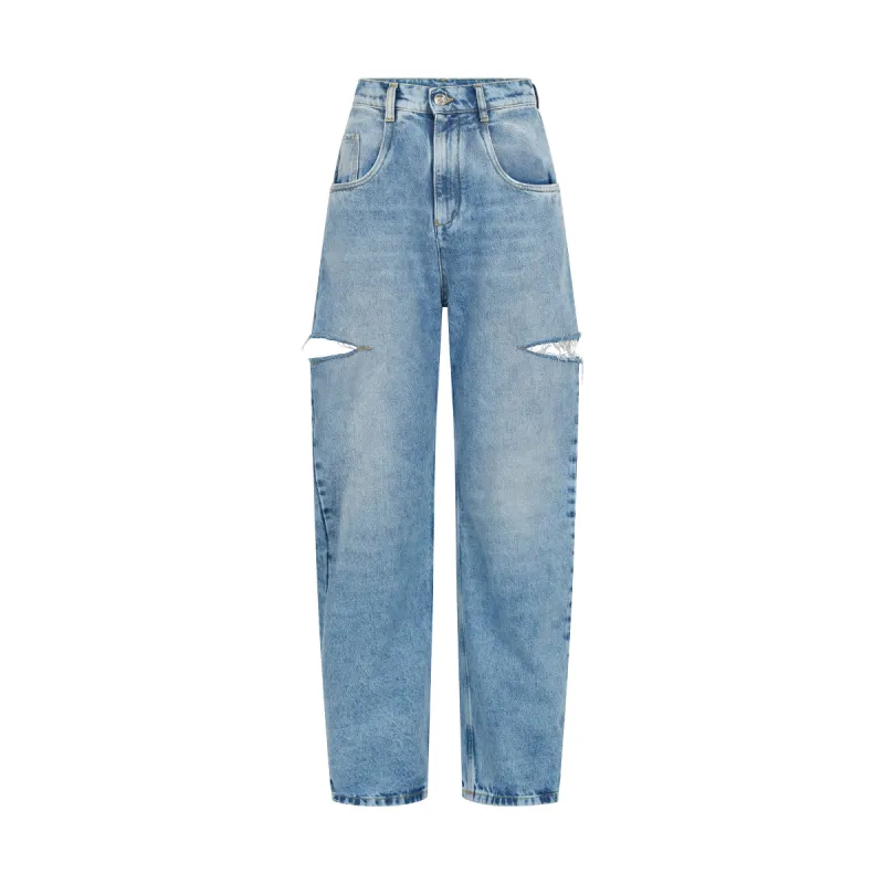 Slash Loose Fit Denim Jeans sold by MARAIS