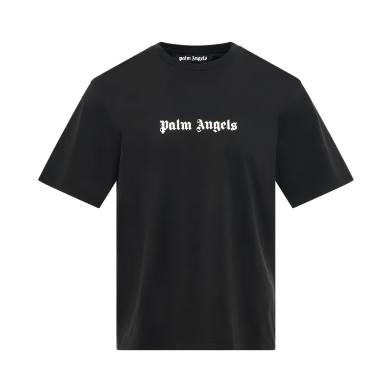 Classic Logo Slim T-Shirt in Black sold by MARAIS