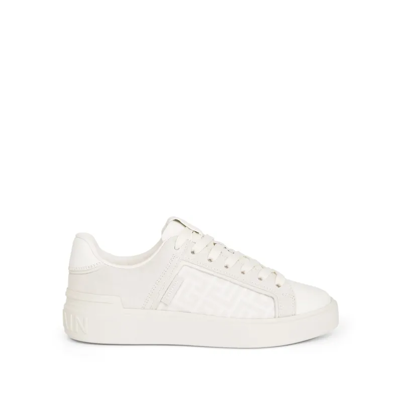 B-Court Monogram Sneaker in White sold by MARAIS