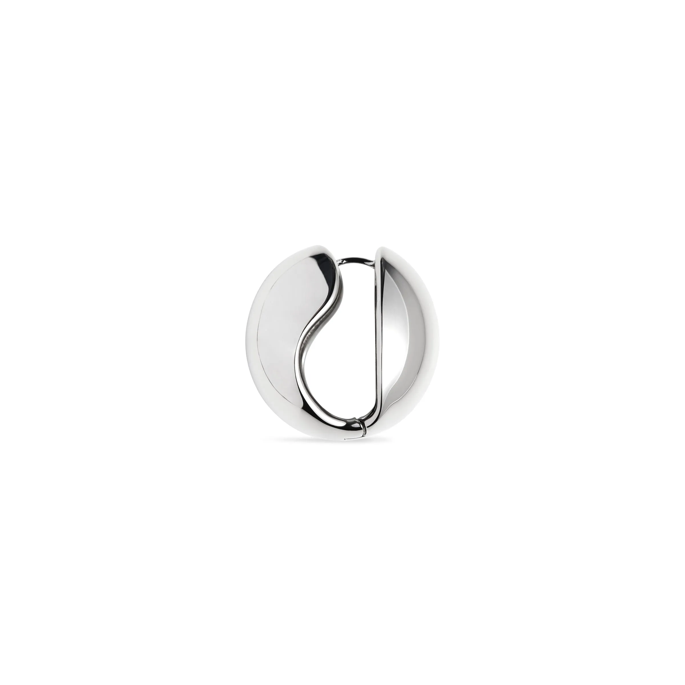 Logo Earring in Silver sold by MARAIS product image thumbnail 2
