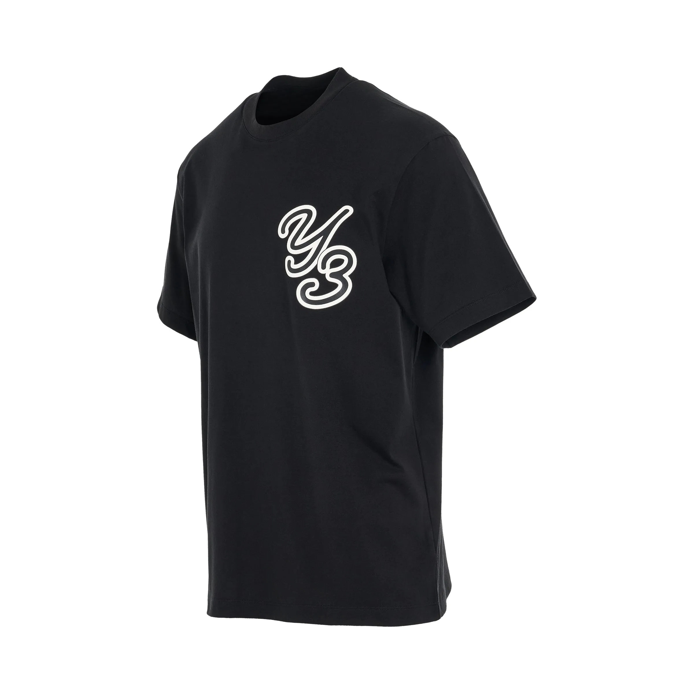 Y-3 Graphic Logo T-Shirt in Black sold by MARAIS product image thumbnail 2