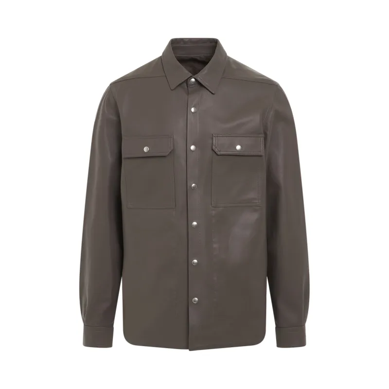 Outershirt Leather Jacket in Dust sold by MARAIS