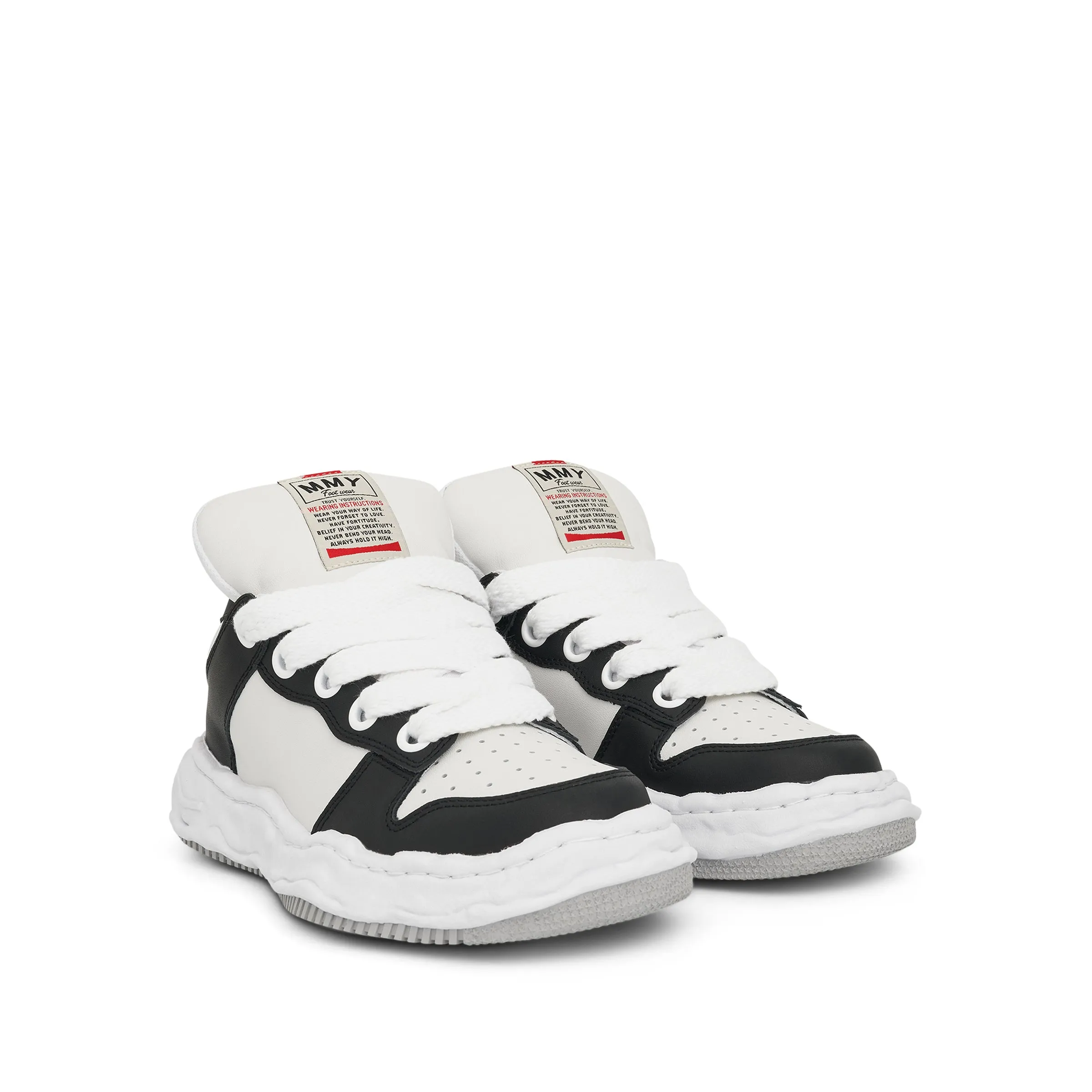 Wayne OG Puffer Sneaker in Black/White sold by MARAIS product image thumbnail 2