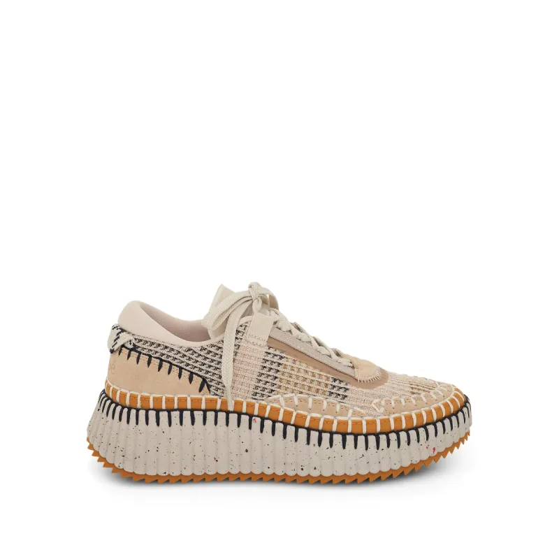 Nama Lower Impact Mesh Sneaker in Biscotti Beige made by MARAIS