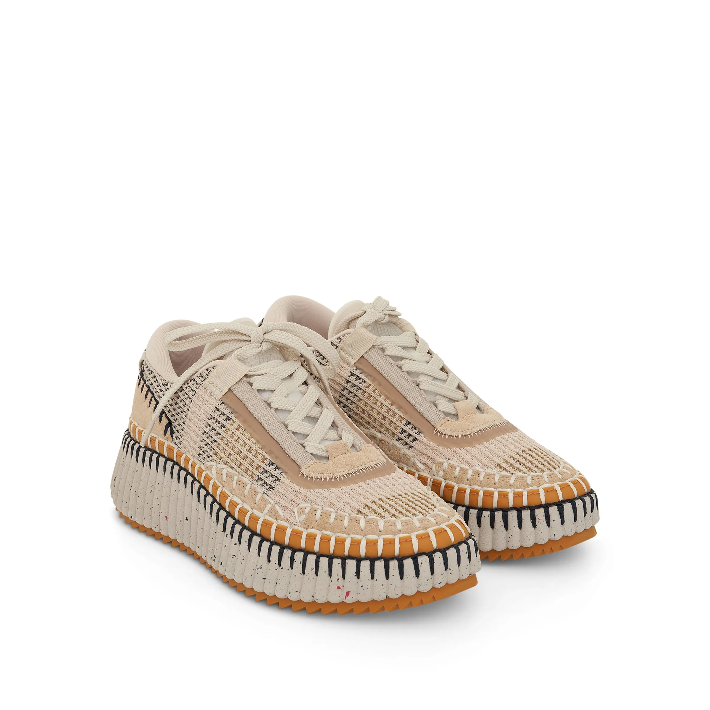 Nama Lower Impact Mesh Sneaker in Biscotti Beige sold by MARAIS product image thumbnail 2