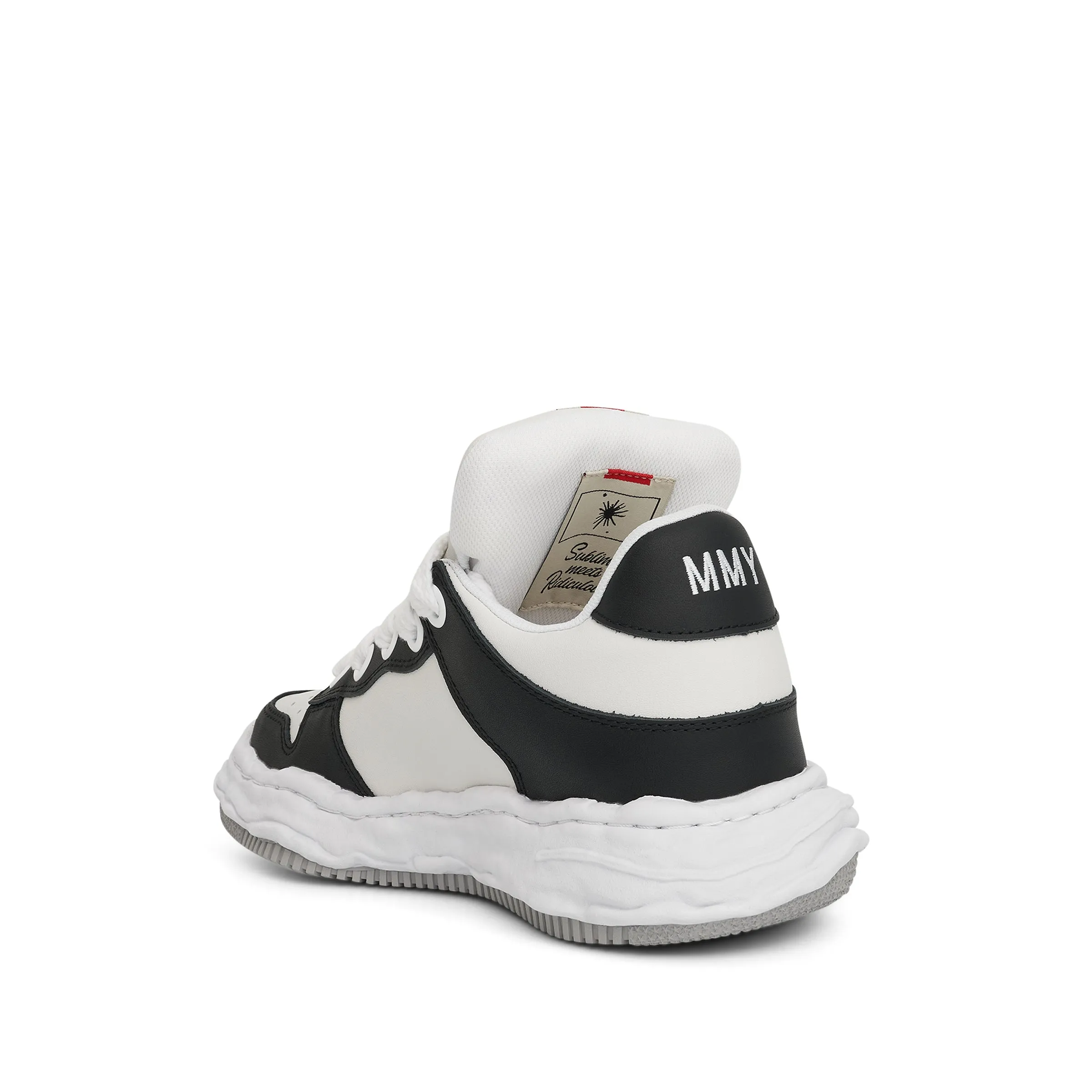 Wayne OG Puffer Sneaker in Black/White sold by MARAIS product image thumbnail 3