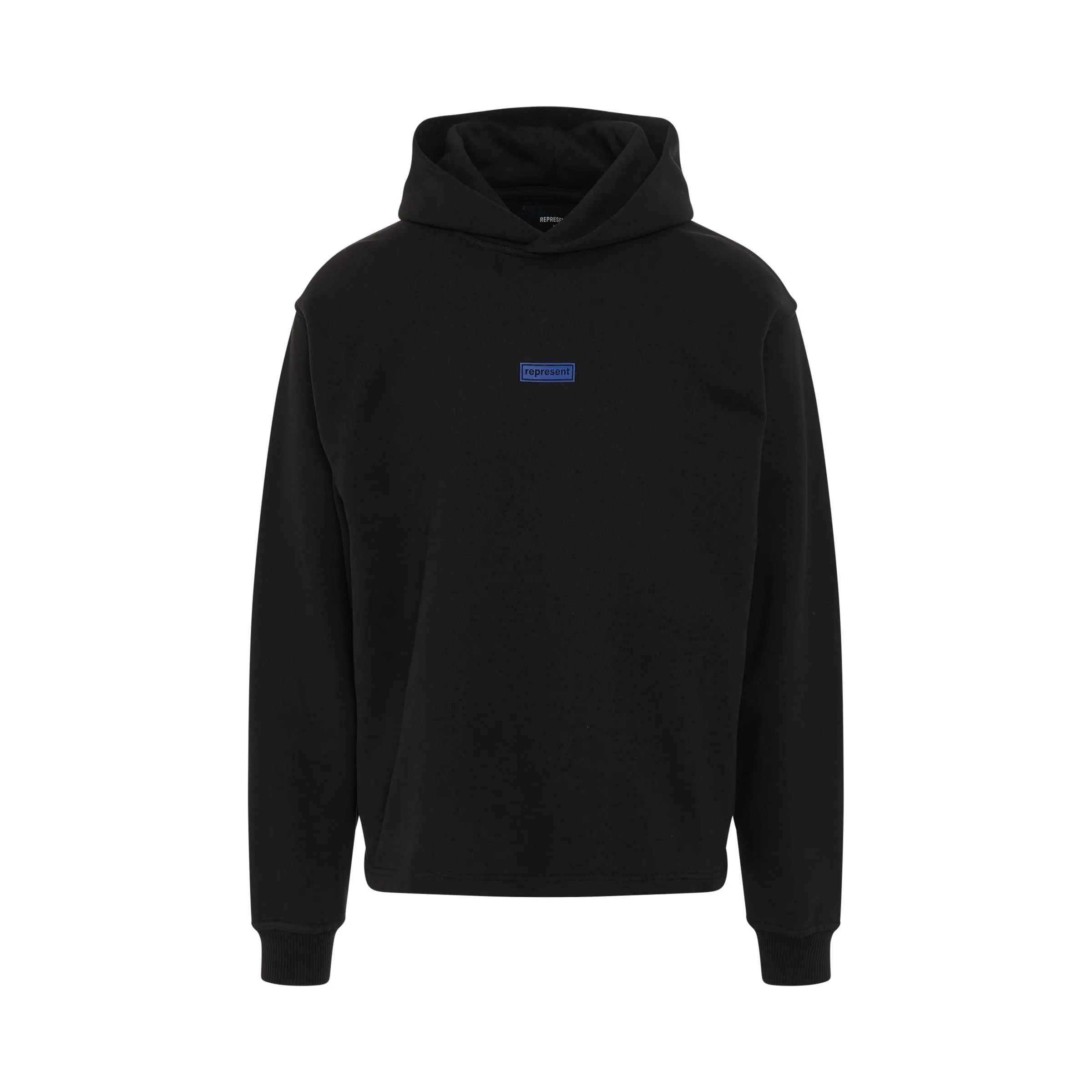 Relaxed Logo Hoodie in Black sold by MARAIS