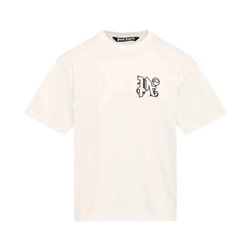 Classic Monogram T-Shirt in White sold by MARAIS
