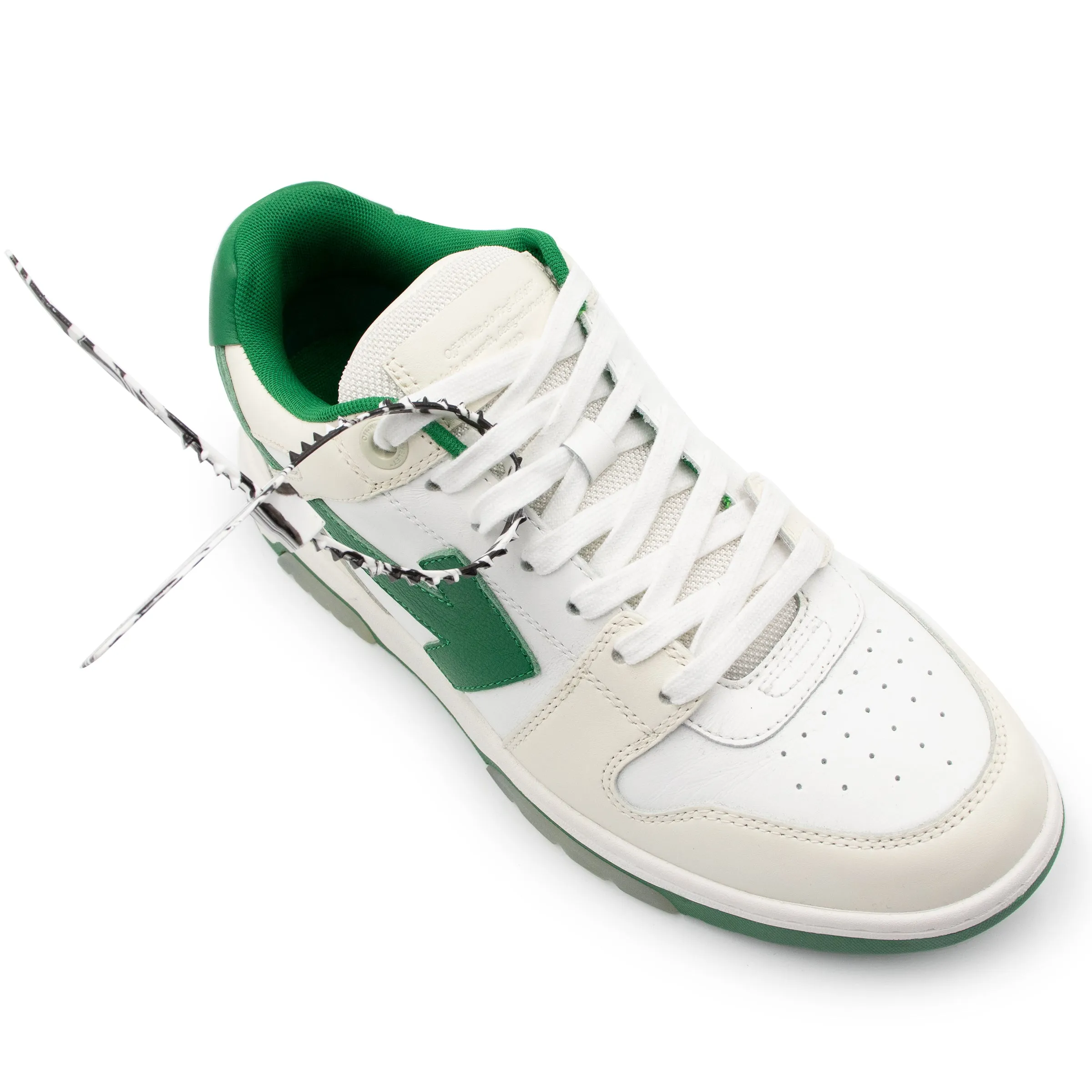 Out Of Office Low Sneaker in White/Green sold by MARAIS product image thumbnail 4