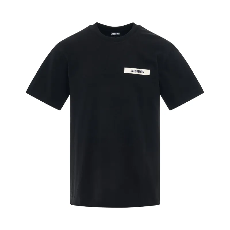 Gros Grain Logo T-Shirt in Black sold by MARAIS