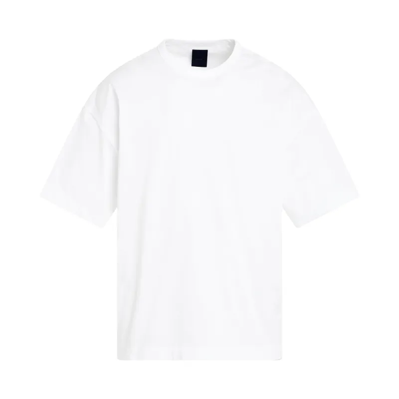 Semi-Over Fit Short Sleeve T-Shirt in White sold by MARAIS
