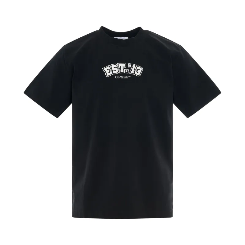 Slim Short Sleeve T-Shirt in Black/White sold by MARAIS