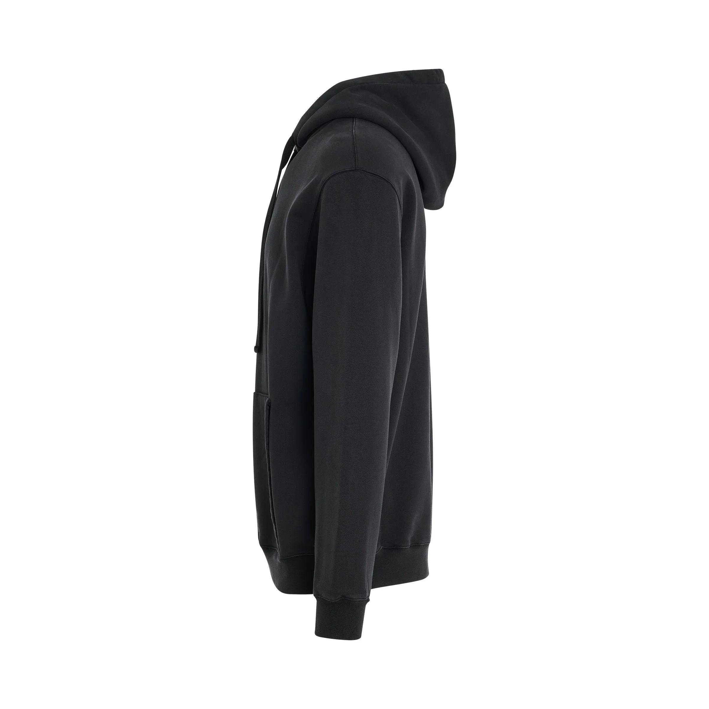 Men Essential Hoodie in Black sold by MARAIS product image thumbnail 3