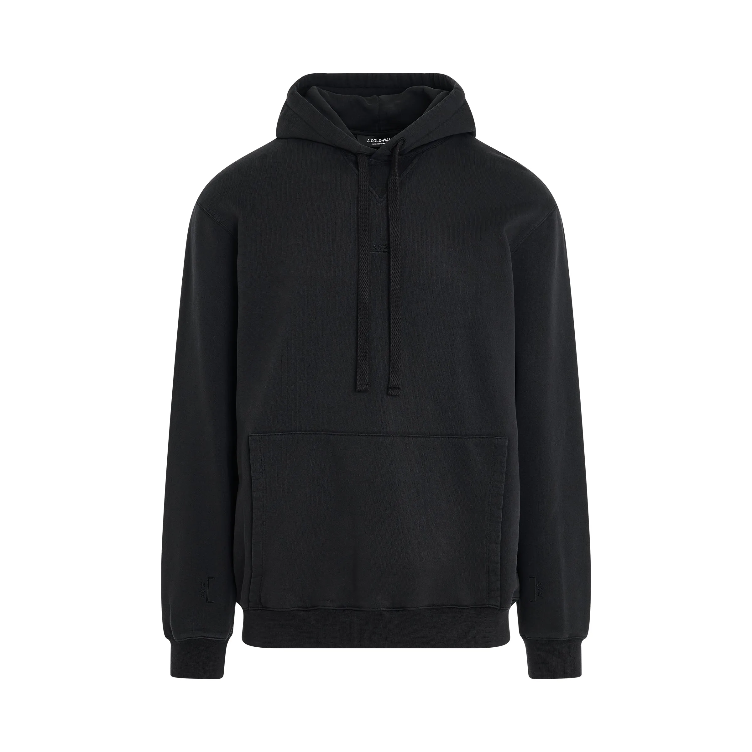 Men Essential Hoodie in Black sold by MARAIS