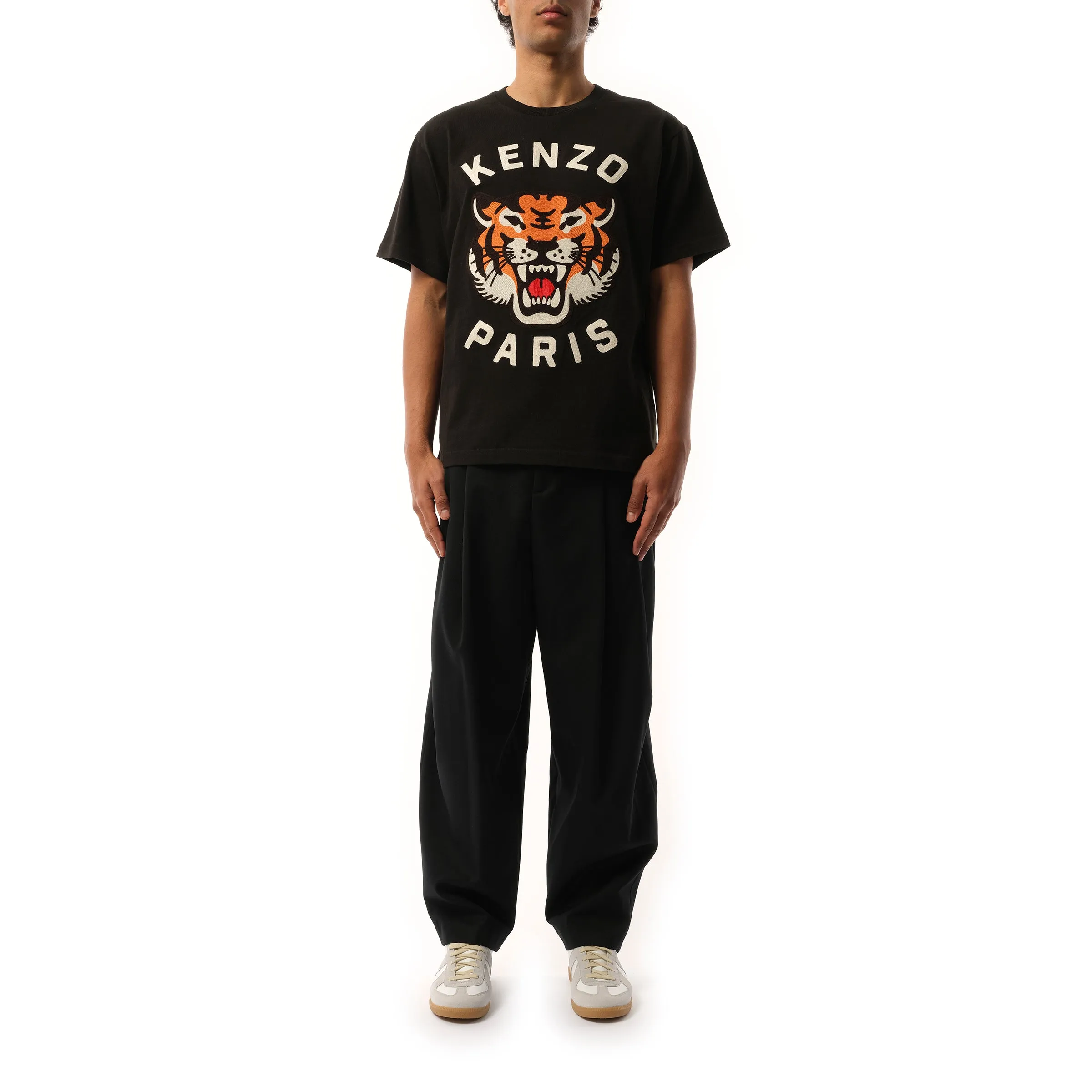 Lucky Tiger Oversize Heavy T-Shirt in Black sold by MARAIS product image thumbnail 4