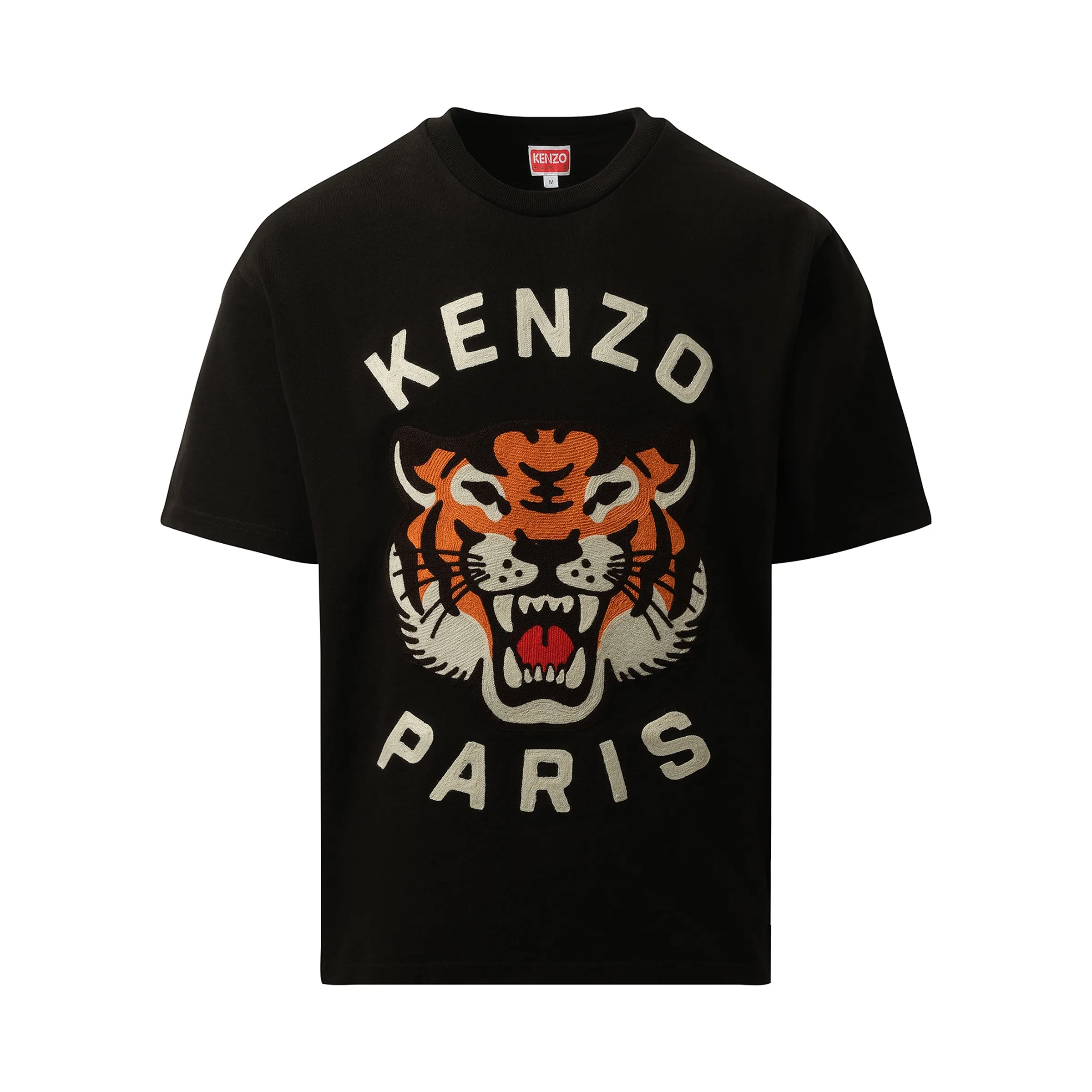 Lucky Tiger Oversize Heavy T-Shirt in Black sold by MARAIS product image thumbnail 2