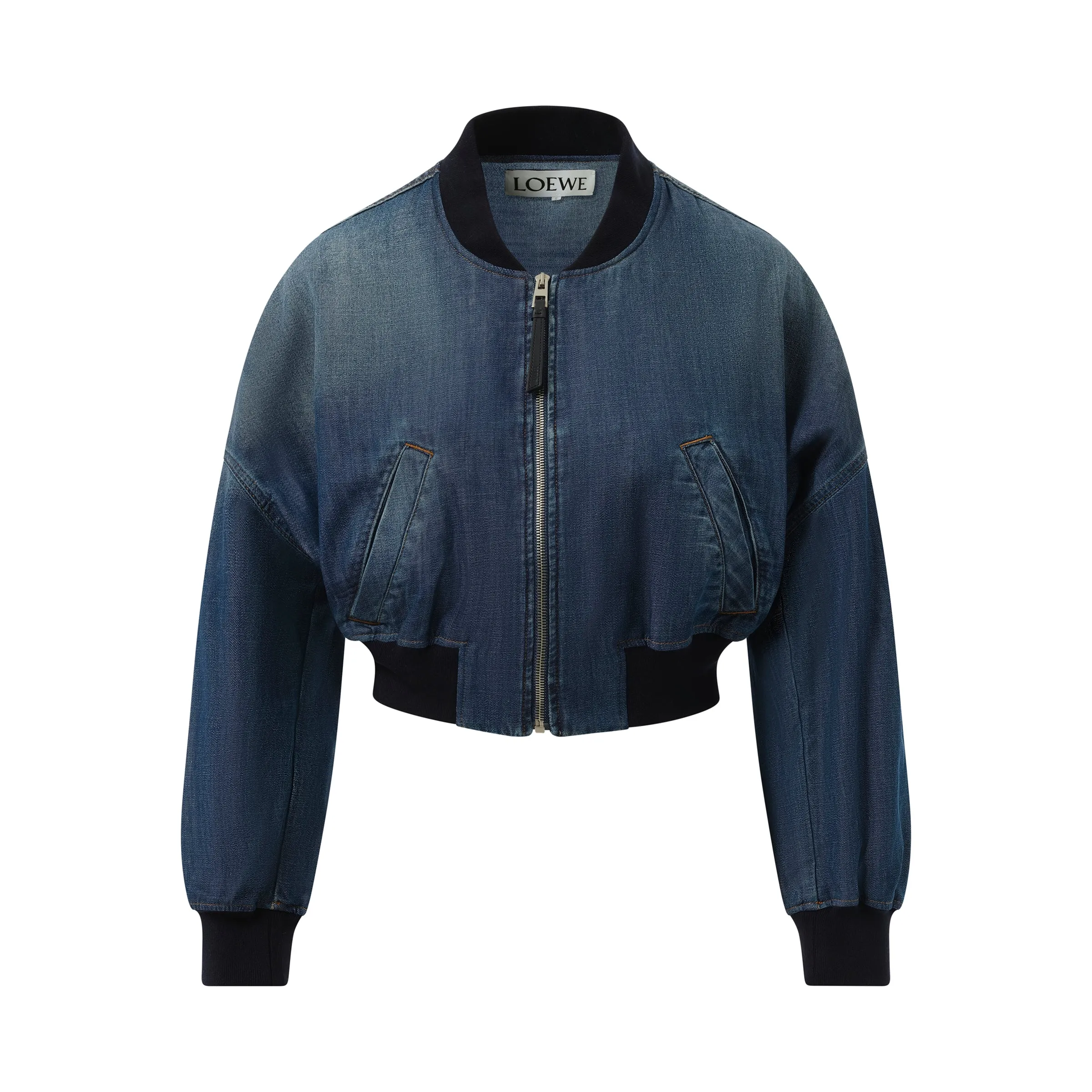 Bomber Jacket in Washed Blue sold by MARAIS product image thumbnail 2
