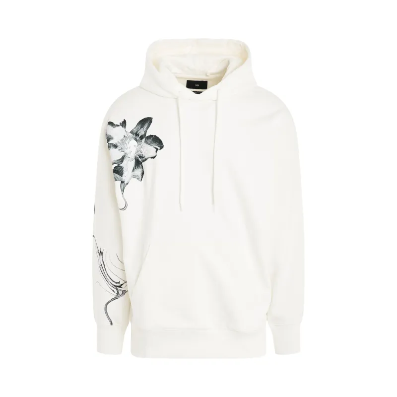 Flower Graphic Hoodie in Off White sold by MARAIS
