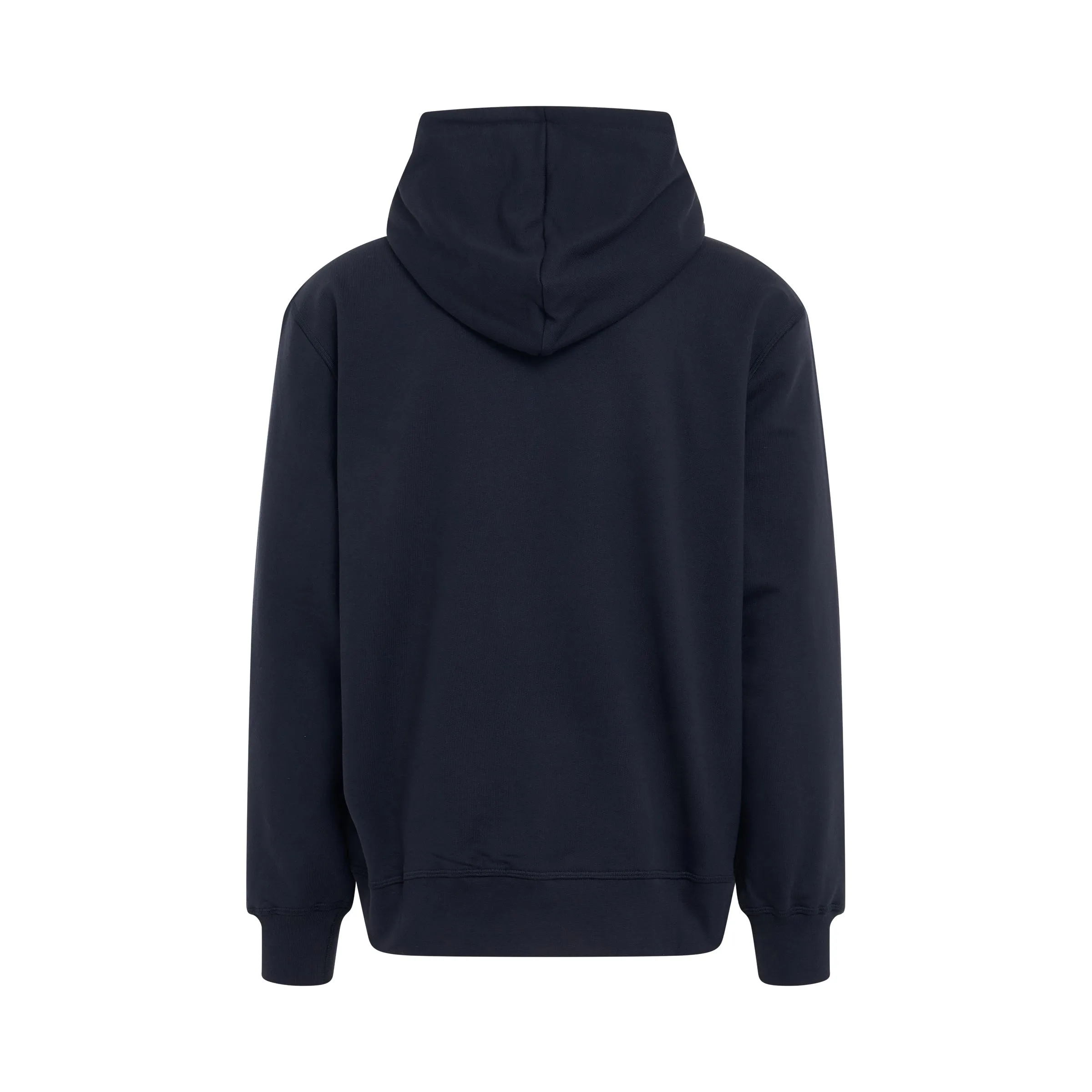 Graffiti Print Hoodie in Navy/Cobalt sold by MARAIS product image thumbnail 4