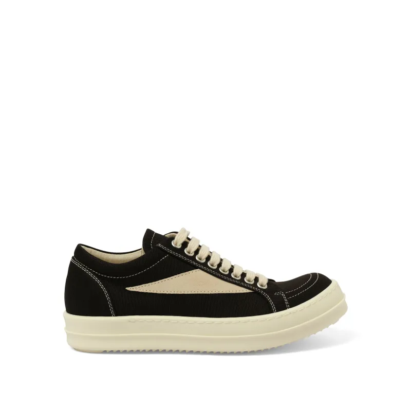 Vintage Sneaks in Black/Milk sold by MARAIS