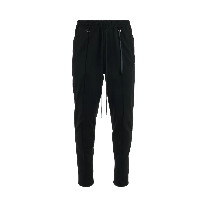 Skull Slim Fit Track Pants in Black sold by MARAIS