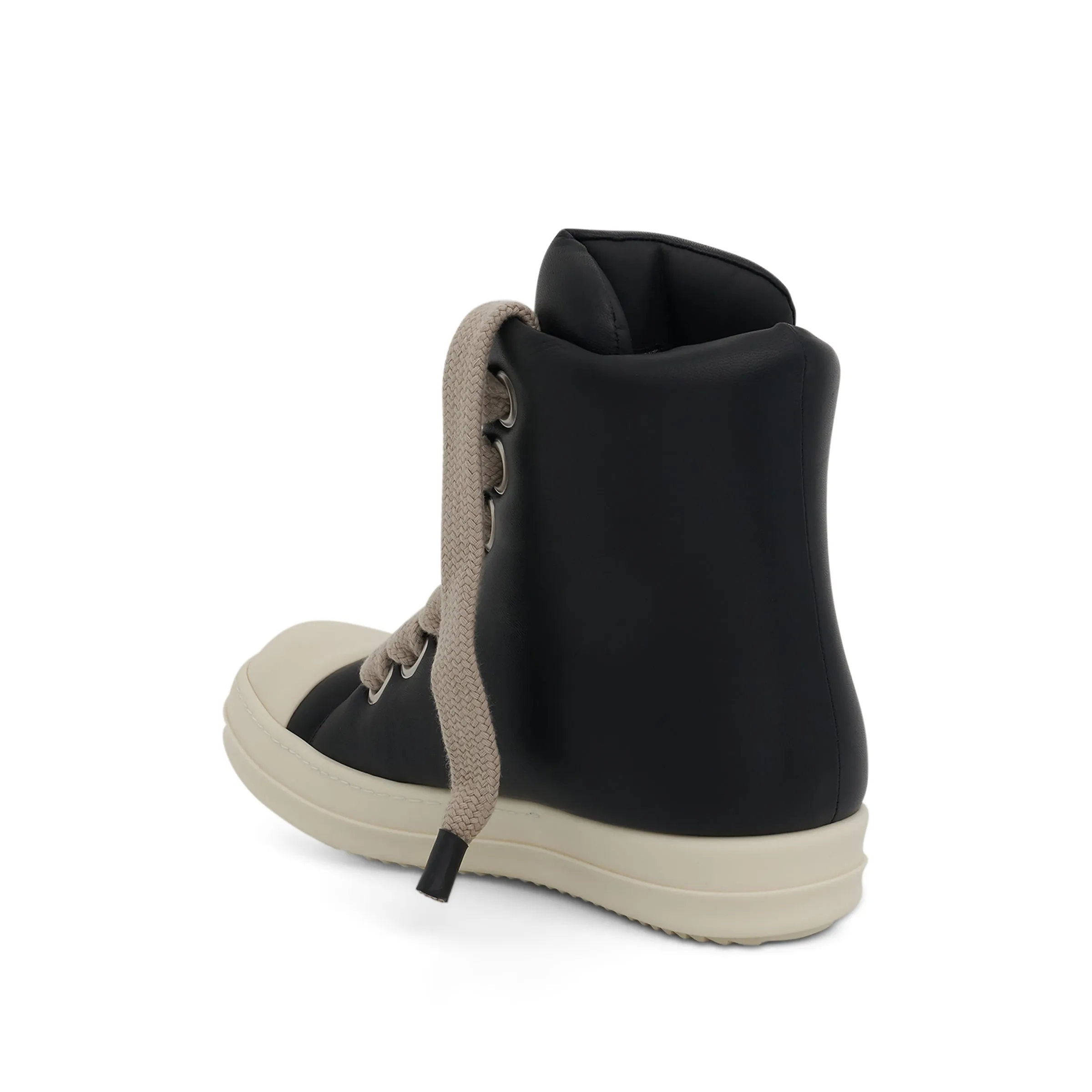 Jumbo Lace Padded Sneakers in Black/Milk sold by MARAIS product image thumbnail 3