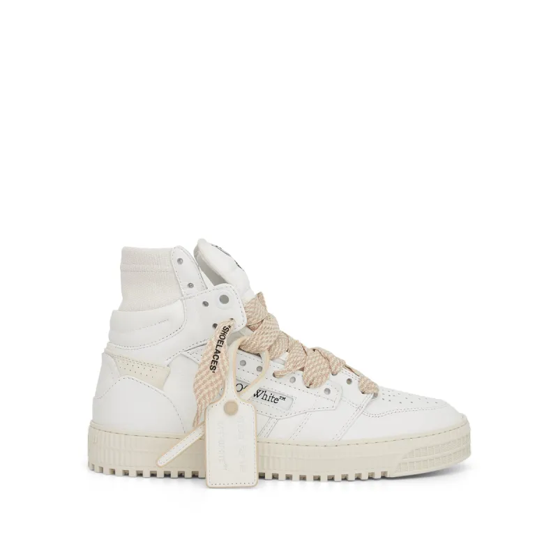 3.0 Off Court Calf Leather Sneaker in White/White sold by MARAIS