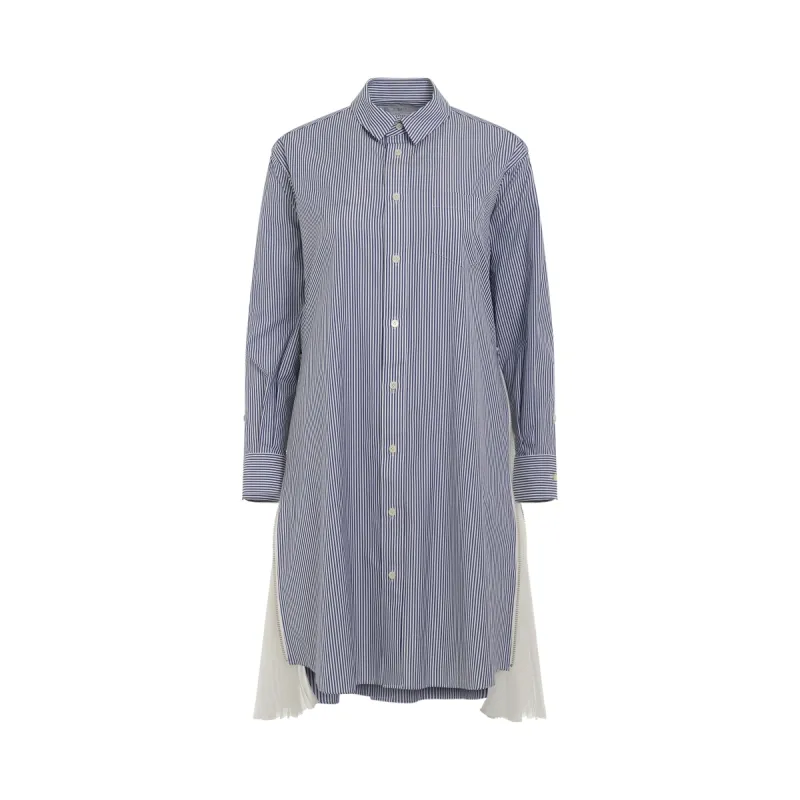 Cotton Poplin Dress in Stripe sold by MARAIS