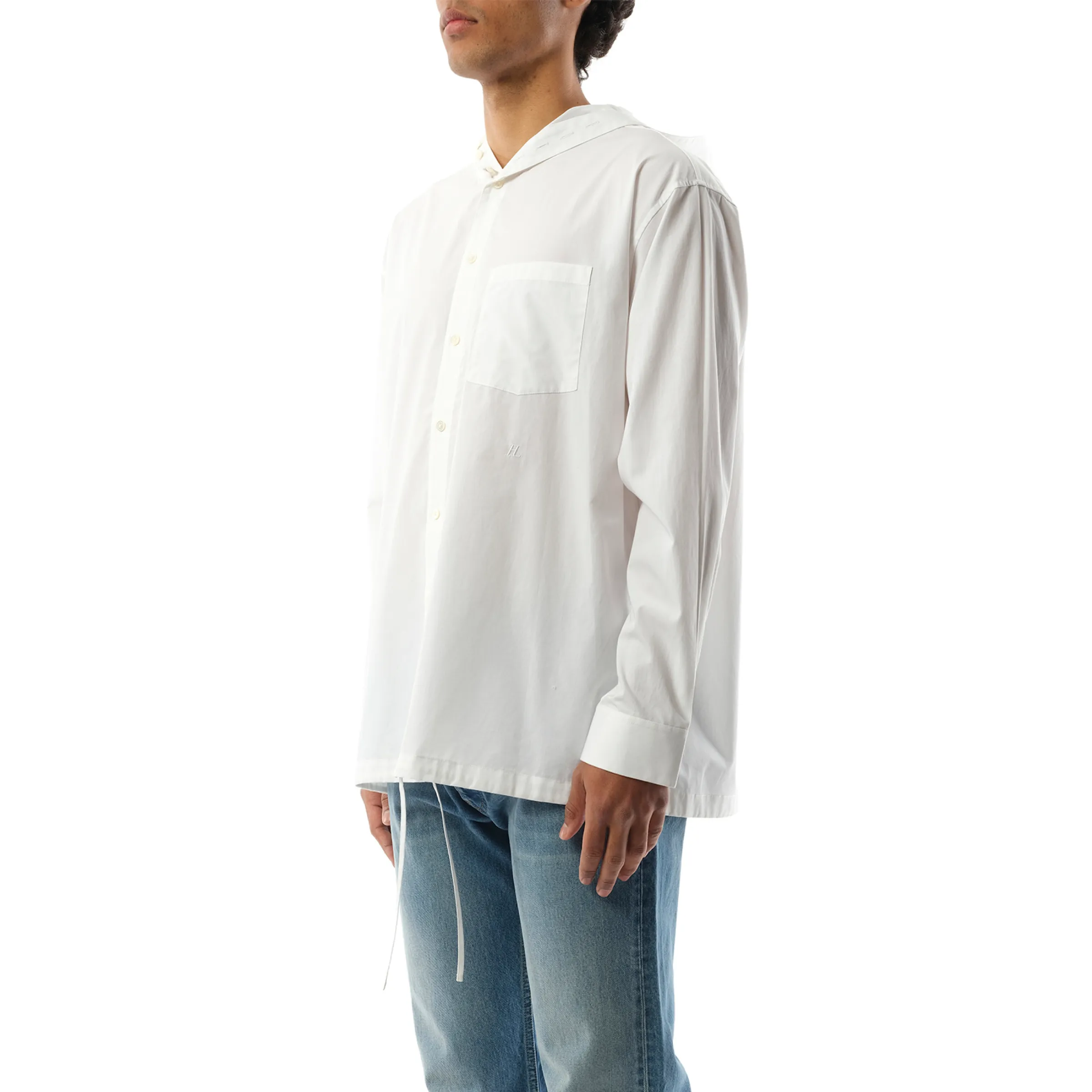 Hoodie Shirt in White sold by MARAIS product image thumbnail 5